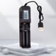 thumbnail image 5 of Cargador de batería de una sola bahía 18650 pantalla LCD USB para baterías 26650 16340 14500, 5 of 6