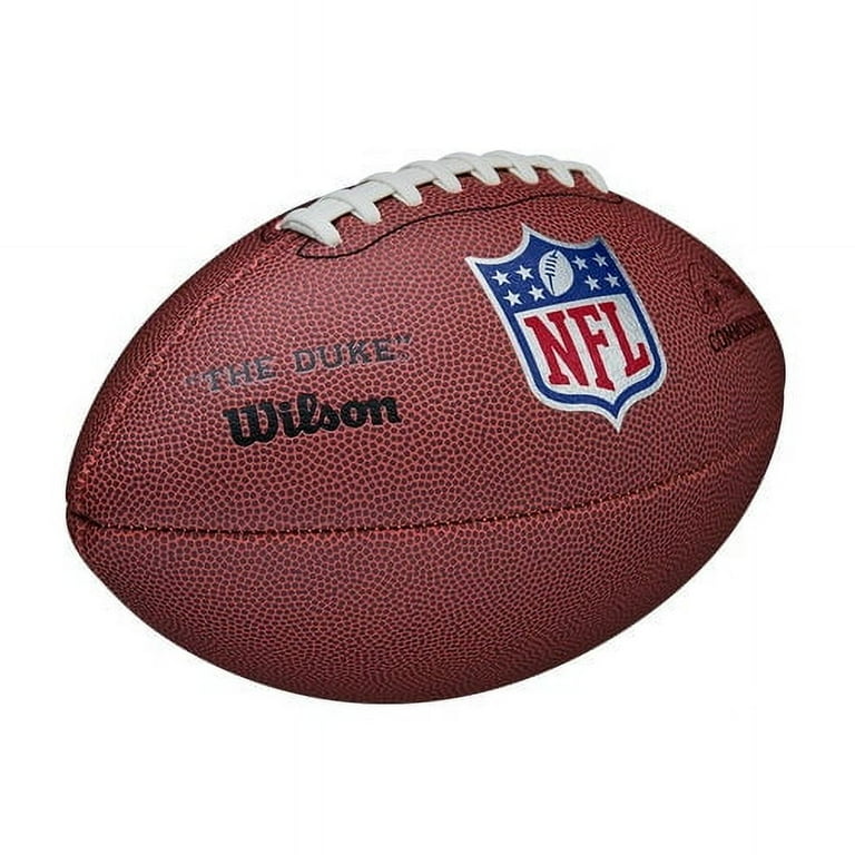 2 pack) Wilson NFL The Duke Replica Football - Brown, Official