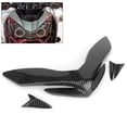 thumbnail image 4 of Dingln Motocicleta Frente Linterna Nariz Decoración Protector De La Cubierta Adapta For Kawasaki Z900 2017-2019 (Fibra De Carbono), 4 of 5