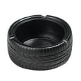 thumbnail image 2 of Yesbay Retro Distressed Tire Resin Ashtray Cigarette Ash Storage Case Desktop Decor,Black Gray, 2 of 8