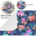 thumbnail image 2 of Tropical Palm Flower Kitchen Dish Drying Mat, 16'' x 18'' Super Absorbent Dish Drying Mat for Kitchen, Sink, Dining Table, 2 of 7