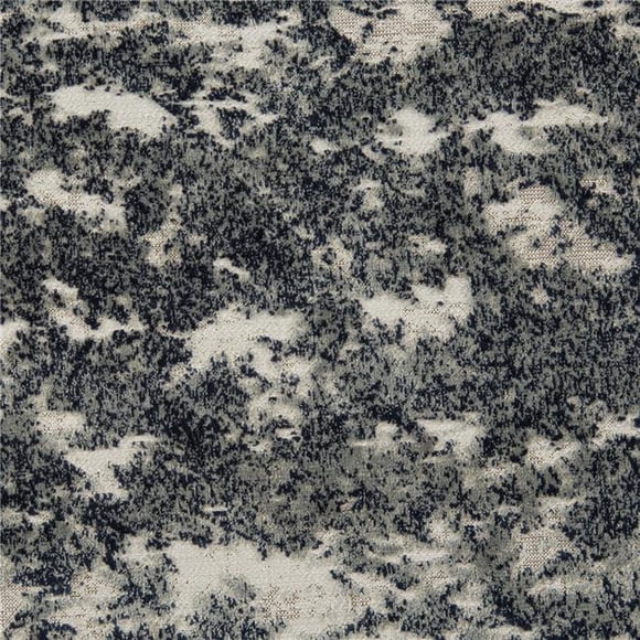 19.68 in. Landscape Handmade Silk Fabric Cloth, Graphite