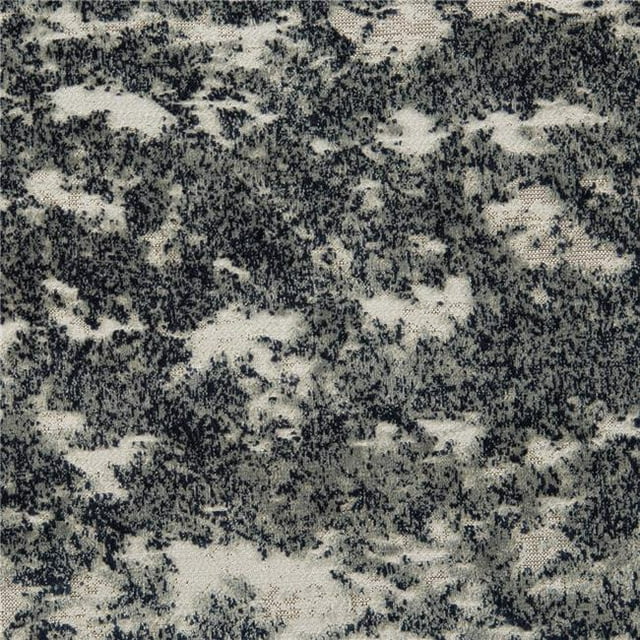 19.68 in. Landscape Handmade Silk Fabric Cloth, Graphite