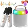 thumbnail image 1 of Máquina de karaoke OMKARSY Bluetooth para adultos/niños con micrófono WHI, 1 of 6
