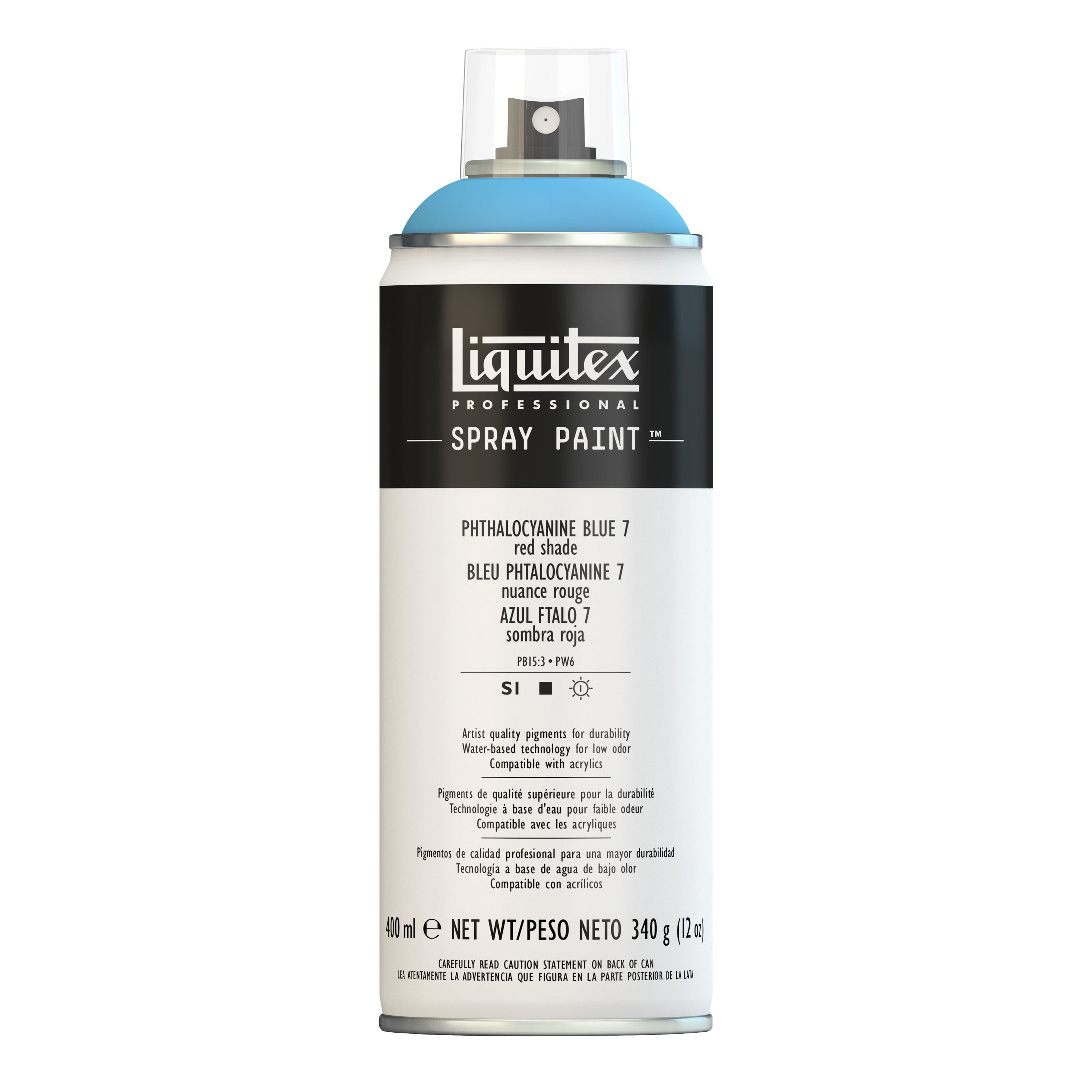 Liquitex Professional Spray Paint, 400ml, Pthalo Blue 7 Red Shade