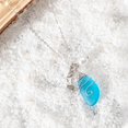 thumbnail image 3 of Aellinatey Ocean Style Charm Necklace Sweater Chain Jewelry Sea Glass Pendant Necklace, 3 of 21