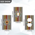 thumbnail image 7 of Yayeee Blank Wall Plate Cover 1-Gang 4.5"x2.7" Home Unused Decorative Outlet, Geometric Stripes, 7 of 7