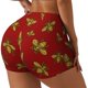 thumbnail image 1 of Balery Hohey Bee Golden Pantalones cortos de entrenamiento estampados para mujer, sin costuras, ajustados, para gimnasio, yoga, correr, deportes, ejercicio activo, fitness.-Small, 1 of 8