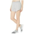 thumbnail image 2 of Under Armour Women's Mesh Detail Moisture Wicking Fly-By 2.0 Running Shorts (Heather Grey, S), 2 of 6