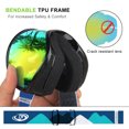 thumbnail image 3 of Findway Kids Ski Goggles, Anti-Fog Kids Snowboard Goggles for Boys Girls Toddler 3-8 Years Old, 3 of 6