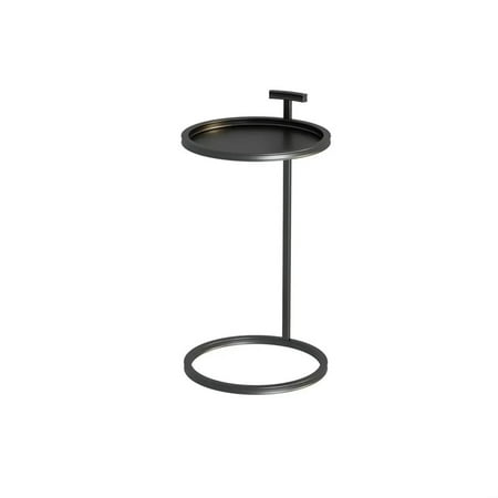 Small Sofa Side Table Household Living Room Furniture Light Luxury Simple Modern Iron Art Round Mesas Small Coffee Table