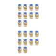thumbnail image 2 of Conector de manguera neumática Kenally 10 piezas de latón PC4-01, 2 of 6