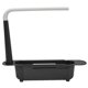 thumbnail image 1 of Telescopic Kitchen Sink Storage Rack Adjustable Length Large Capacity Extendable Polypropylene Black, 1 of 4