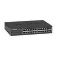 thumbnail image 1 of NETGEAR 24-Port Gigabit Ethernet Unmanaged Switch (GS324) - Desktop/Rackmount, Sturdy Metal Fanless Housing, 1 of 5