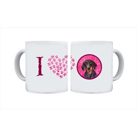 15 oz. Dachshund Dishwasher Safe Microwavable Ceramic Coffee Mug
