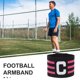 thumbnail image 3 of Brazalete de capitán versátil de 2 piezas para fútbol y baloncesto Brazalete elegante para jugadores Brazalete de equipo de fútbol Brazalete para exteriores Brazalete de capitán deportivo, 3 of 6