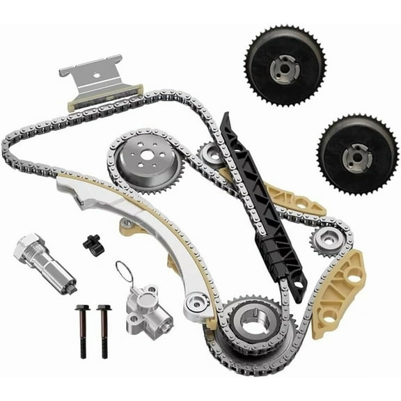 Timing Chain Kit & VVT Gears Sprocket Guides Fit For Buick Regal Chevy Malibu GMC Terrain 2.4L 2011-2017