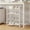 White, variant on Secfreeship 4-Tier Shoe Rack Storage Organizer, Heavy Duty Metal Shelves for Bedroom Closet Entry, Space Saving Stackable Shoe Shelf, Easy Assembly No Tools, 16.3"x7.2"x20"
