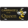 thumbnail image 2 of 212 Main LP-6876 6 x 12 in. Carriage of the Queen Metal License Plate, 2 of 2