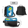 thumbnail image 2 of Honeii Goose Holding an Umbrella Print Insulated Lunch Bag, Reusable Lunch Box for Adult, Leakproof Cooler Bag for Work Office Travel Picnic, 2 of 7