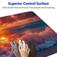 thumbnail image 3 of Leisuo Gaming Mouse Pad - The Mythical Storm and of Sunset Waves - 31.5 x 11.8 Inch Extended Size 31.5x11.8 in, 3 of 6