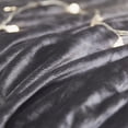 thumbnail image 3 of Manta cálida de felpa de 2 capas, franela súper suave, imitación de cachemira, cama, sofá, manta, gris oscuro, 3 of 7
