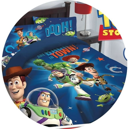 4-PC Disney Toy Story Cosmic Toy Box Full Comforter Set With Fitted Sheet - Walmart.com