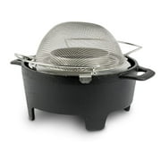 Sterno 70277 Smores Maker Jr Table Top Smores Fire Pit, Portable, Cordless, Food-Safe, Great for Outdoors or Indoors - Jr Size, Black