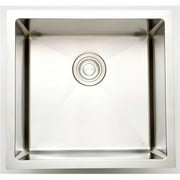 American Imaginations AI-31720 15 in. CUPC Approved Brushed Nickel Laundry Sink with 18 Gauge