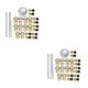 thumbnail image 3 of Moyic Boot Lace Hooks for Leather Craft Mountaineering Bag Shoes Bronce 8x12mm 10 juegos + 3 herramientas 2piezas, 3 of 4