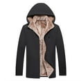 thumbnail image 6 of Mens Jackets with Hood Lined Plus Sizes Heavyweight Jacket Thick Warm Cozy Windproof Mens Coat, 6 of 8