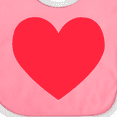 thumbnail image 4 of Inktastic Valentine's Day Red Heart Boys or Girls Baby Bib, 4 of 4