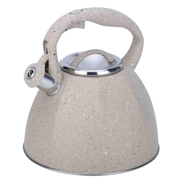Estufas, Tetera Silbante Superior, Acero Inoxidable, Base de 5 Capas, Gas Eléctrico, Aplicable, Mango Ergonómico de 3,, para Cocina, Tetera, Tetera Beige Gloria Tetera silbante