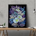 thumbnail image 3 of Cuadros Decorativos Kit de mosaico luminoso Arte Flor Rhinestone 5D DIY Pintura de diamante en forma especial DQrwqpou Nuevos Originales, 3 of 9