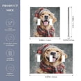 thumbnail image 3 of Cute Dog Christmas with Plaid Scarf Light Switch Cover Electrical Outlet Cover Replaceable Wall Plates 2-Gang, 3 of 8