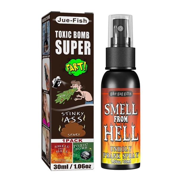 Halloween 30ml Fart Gag Spray Prank Toy Spoof Odor Terrible Smell Spray (Infierno)