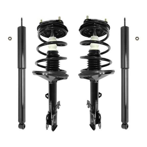 Unity Automotive Front & Rear Complete Strut Assembly Shock Kit Fits 2001-2005 Toyota RAV4, 4-11257-259820-001