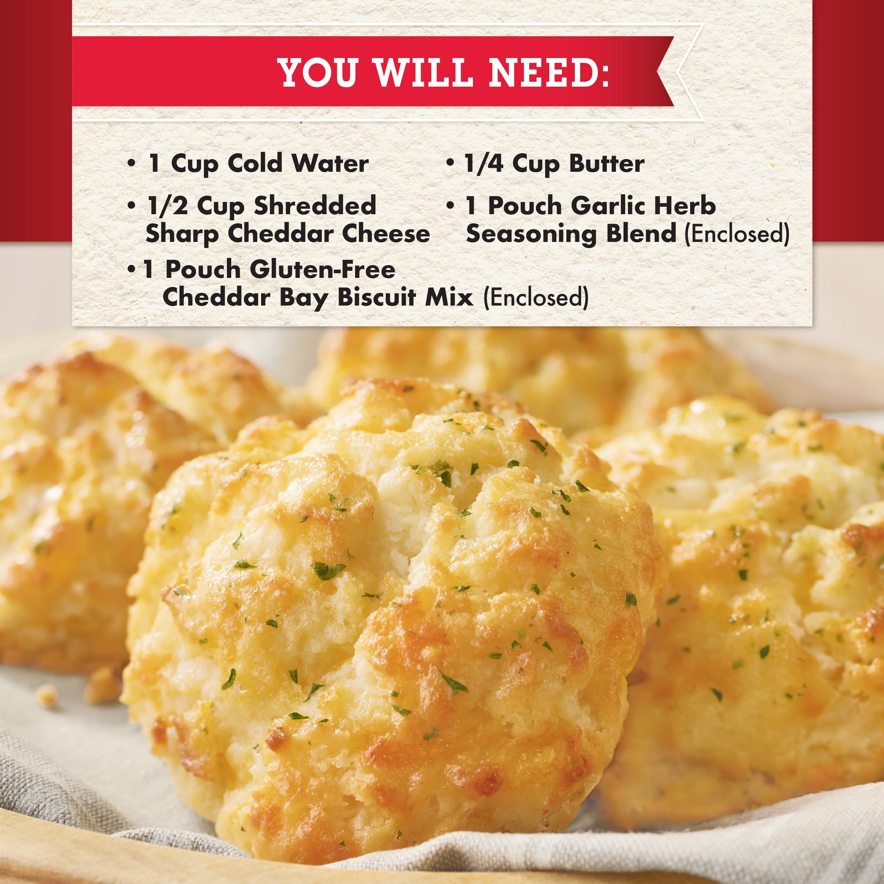 Red Lobster Cheddar Bay Biscuit Mix 11.36 oz, Bread, Muffin & Scone Mix