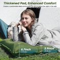 thumbnail image 3 of Lishi Camping Inflatable Sleeping Pad with Extra Thickness and Pillow - Quick Inflation, Waterproof, Lightweight, 3 of 5