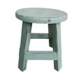 thumbnail image 2 of Vsenkes Wooden Stool Plant Stand Round Planter Holder for Office Living Room Desktop Blue, 2 of 9