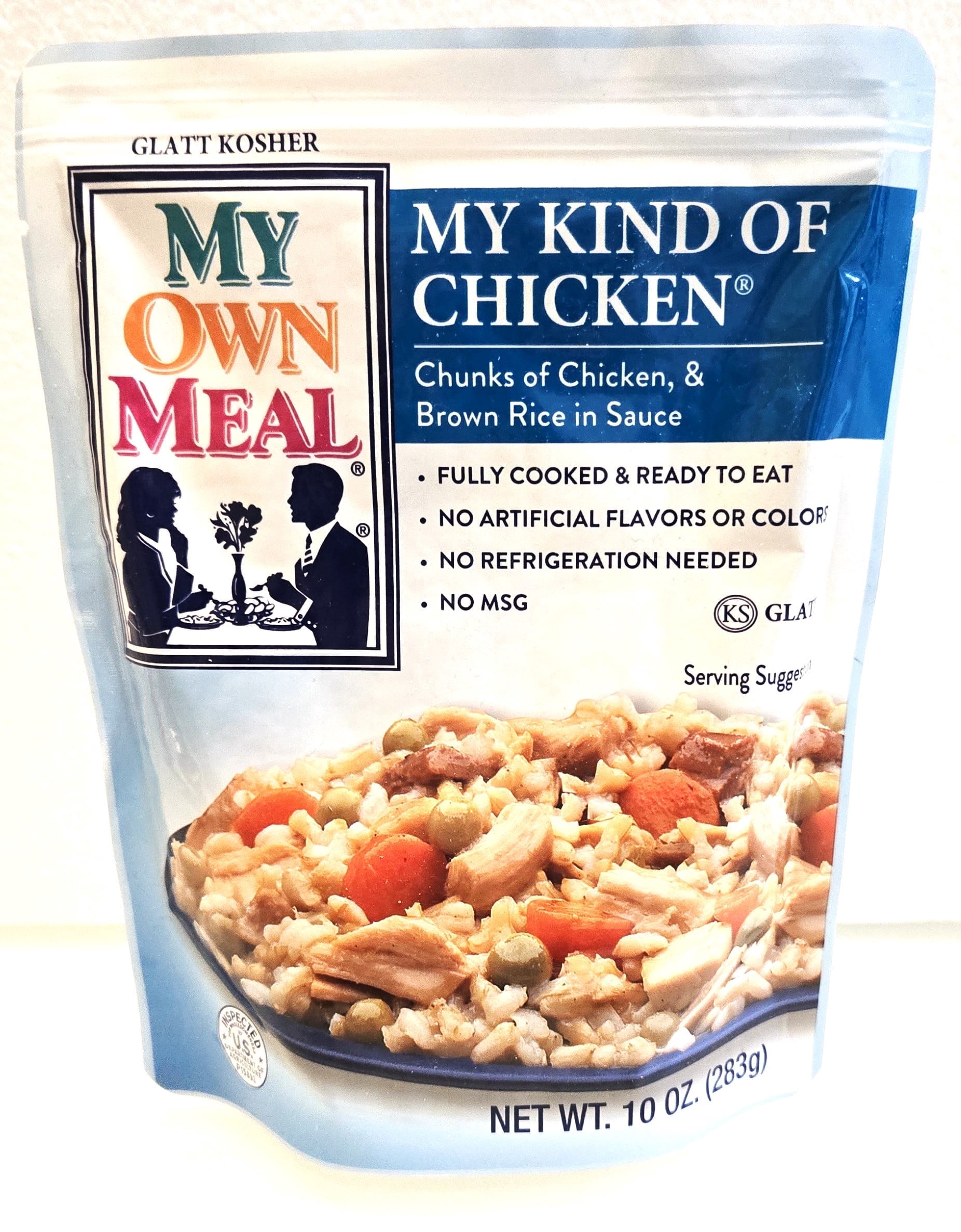 My Own Meals, My Kind of Chicken, Kosher, Shelf Stable, 10 OZ, Pack of 6