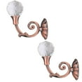 thumbnail image 3 of Giyblacko Sticky Hooks For Hanging 2x Large Metal Glass Curtain Holdback Wall Tie Back Hooks Hanger Holder, 3 of 6