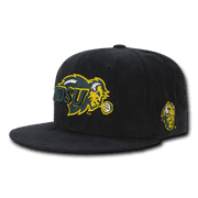 NCAA NDSU North Dakota State Bison University Faux Suede Snapback Caps Hats