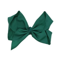 Motique Accessories 8 inch Grosgrain Hair Bow for Adult Females and Girls (Hunter Green)