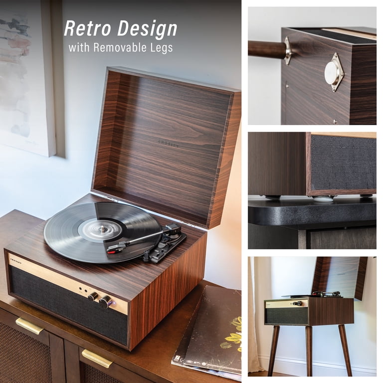 Crosley Jasper Record Player In Walnut - Walmart.com