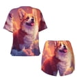 thumbnail image 5 of Xecao Sunset Cloud Corgi print Swimsuit for women, Summer-ready, sporty style.Quick-dry fabric. Many sizes & colors., 5 of 9
