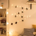 thumbnail image 5 of Morttic Photo Clip String Light - 33Ft 100LED Fairy Lights with Clips for Pictures, Photo Lights with 50 Clear Clips for Dorm Bedroom Wall/Wedding Decor, 5 of 7