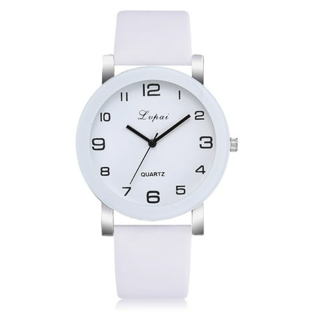 amousa Watch Women s Casual Quartz Leather Band Watch Analog Wrist Watch