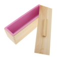 thumbnail image 2 of 42 / Rectángulo Jabón De Silicona De Pan Caja De Inicio Herramienta De Fabricación De Bricolaje Rosado jinwen moldes de jabón de silicona pan, 2 of 8