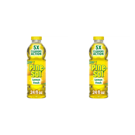 2 pack  bottles Pine-Sol Multi-Surface Cleaner Lemon Fresh (28 oz x 2 )